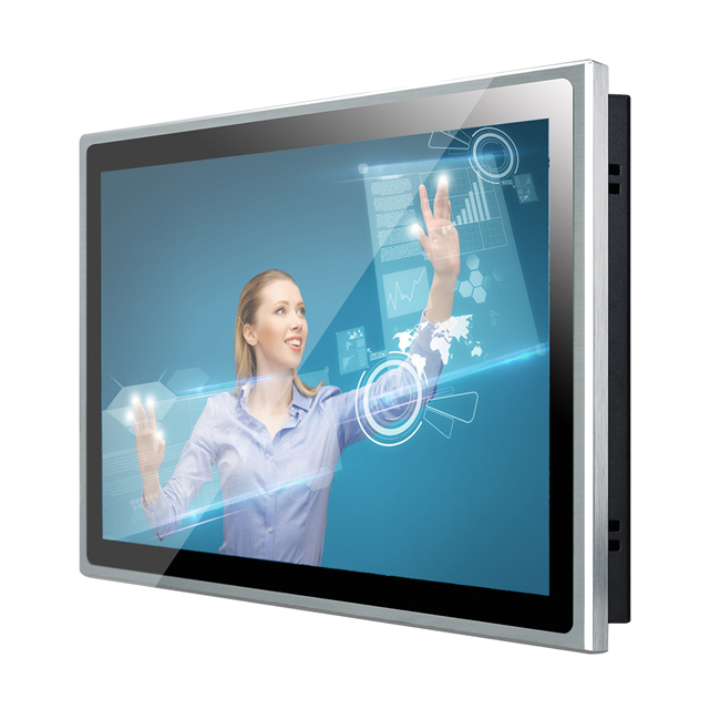 27” Panel Mount Fanless Industrial Touchscreen Panel PC